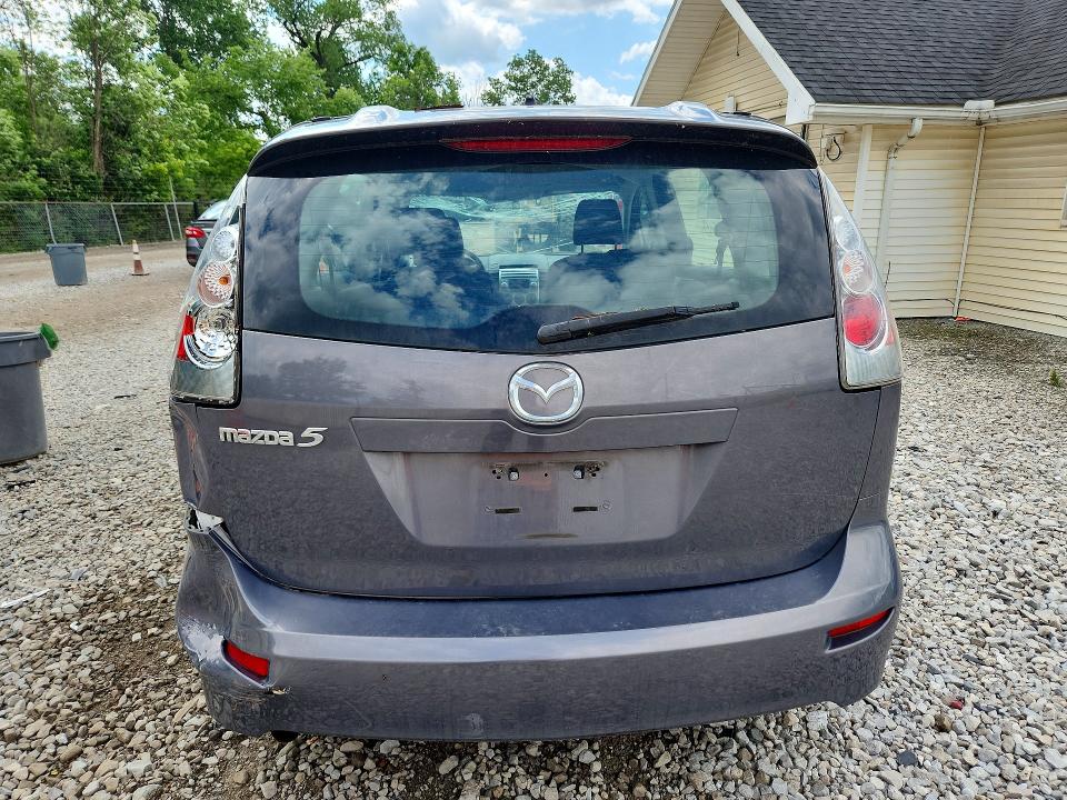 2007 Mazda 5 VIN JM1CR293370153929 COPART salvage auction — ROOF, OH - CERT OF TITLE-SALVAGE, sold $300 on 2026-07-08 (photo 6)