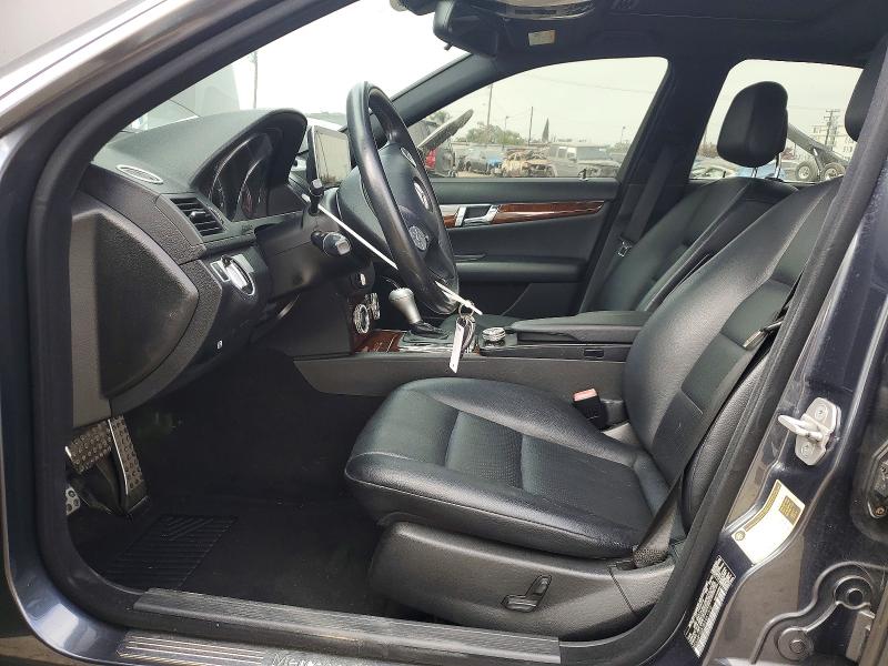 2011 Mercedes-benz C class VIN WDDGF5EB7BA461378 COPART salvage auction — FRONT END, Ca - Salvage Certificate, sold $1,350 on 2026-08-08 (photo 7)