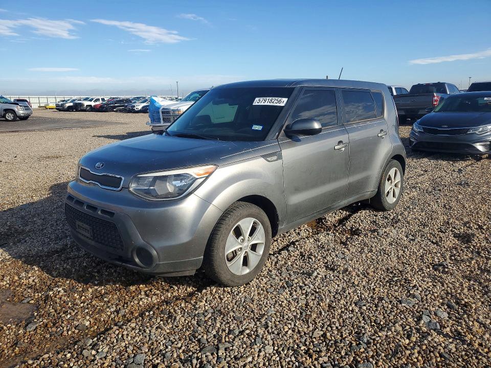 2014 Kia Soul VIN KNDJN2A27E7107790 COPART salvage auction — MINOR DENT/SCRATCHES, Tx - Certificate Of Title, sold $525 on 2026-07-07 (photo 1)
