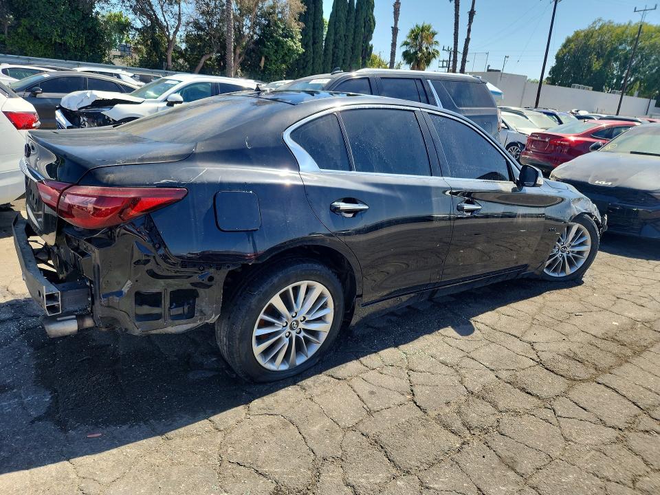 2020 Infiniti Q50 VIN JN1EV7AP9LM208499 COPART salvage auction — SIDE, CA - CERTIFICATE OF TITLE, sold $1,100 on 2026-07-14 (photo 3)