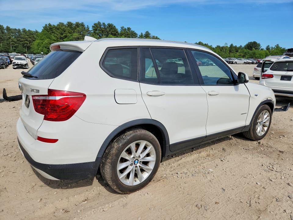 2016 BMW VIN 5UXWX9C57G0D81956 COPART salvage auction — FRONT END, Ma - Cert Of Title-Reconstrctd Coll, sold $1,600 on 2026-07-13 (photo 3)