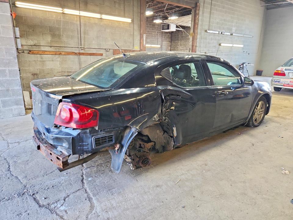 2011 Dodge Avenger VIN 1B3BD1FB7BN564893 COPART salvage auction — REAR END, Ny - Mv-907A Salvage Certificate, sold $425 on 2026-07-06 (photo 3)