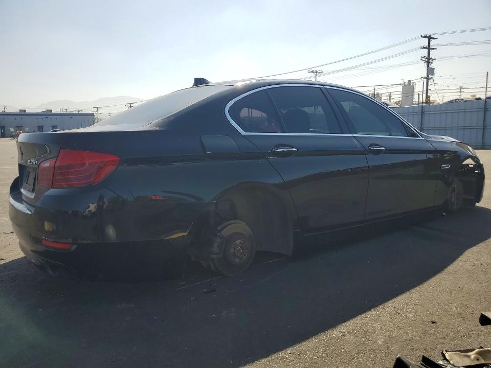 2014 BMW 5er VIN WBA5B1C50ED476632 COPART salvage auction — VANDALISM, Ca - Salvage Certificate, sold $225 on 2026-07-13 (photo 3)