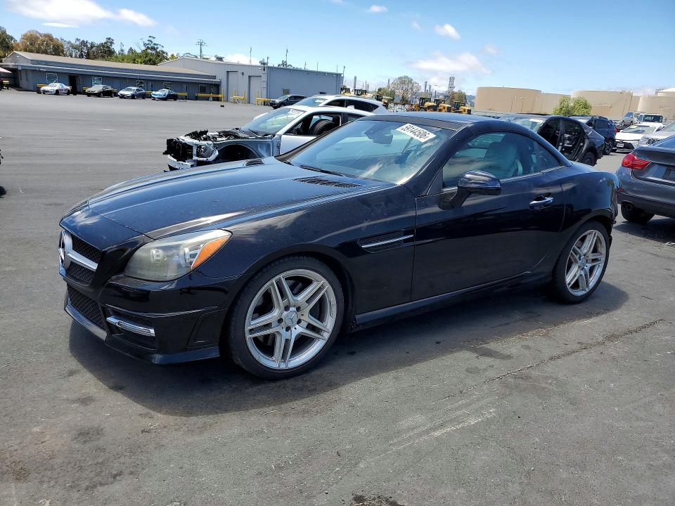 2012 Mercedes-benz Slk-klasse VIN WDDPK4HA0CF046688 COPART salvage auction — REAR END, Ca - Salvage Certificate, sold $2,850 on 2026-07-13 (photo 1)