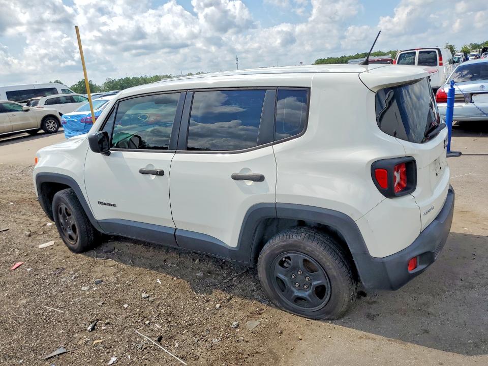 2018 Jeep Renegade VIN ZACCJBAB3JPH15307 COPART salvage auction — MINOR DENT/SCRATCHES, GA - CERTIFICATE OF TITLE, sold $10 on 2026-07-23 (photo 2)