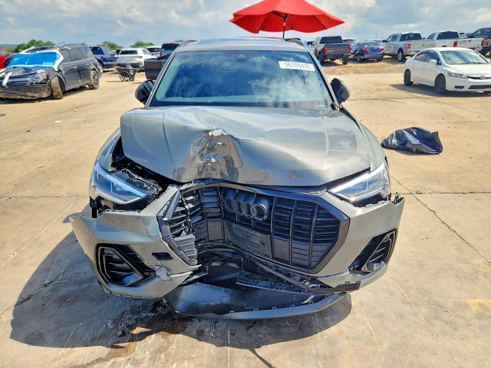 2024 Audi Q3 VIN WA1DECF33R1046302 COPART salvage auction — FRONT END, Tx - Salvage Vehicle Title, sold $8,200 on 2026-07-09 (photo 5)