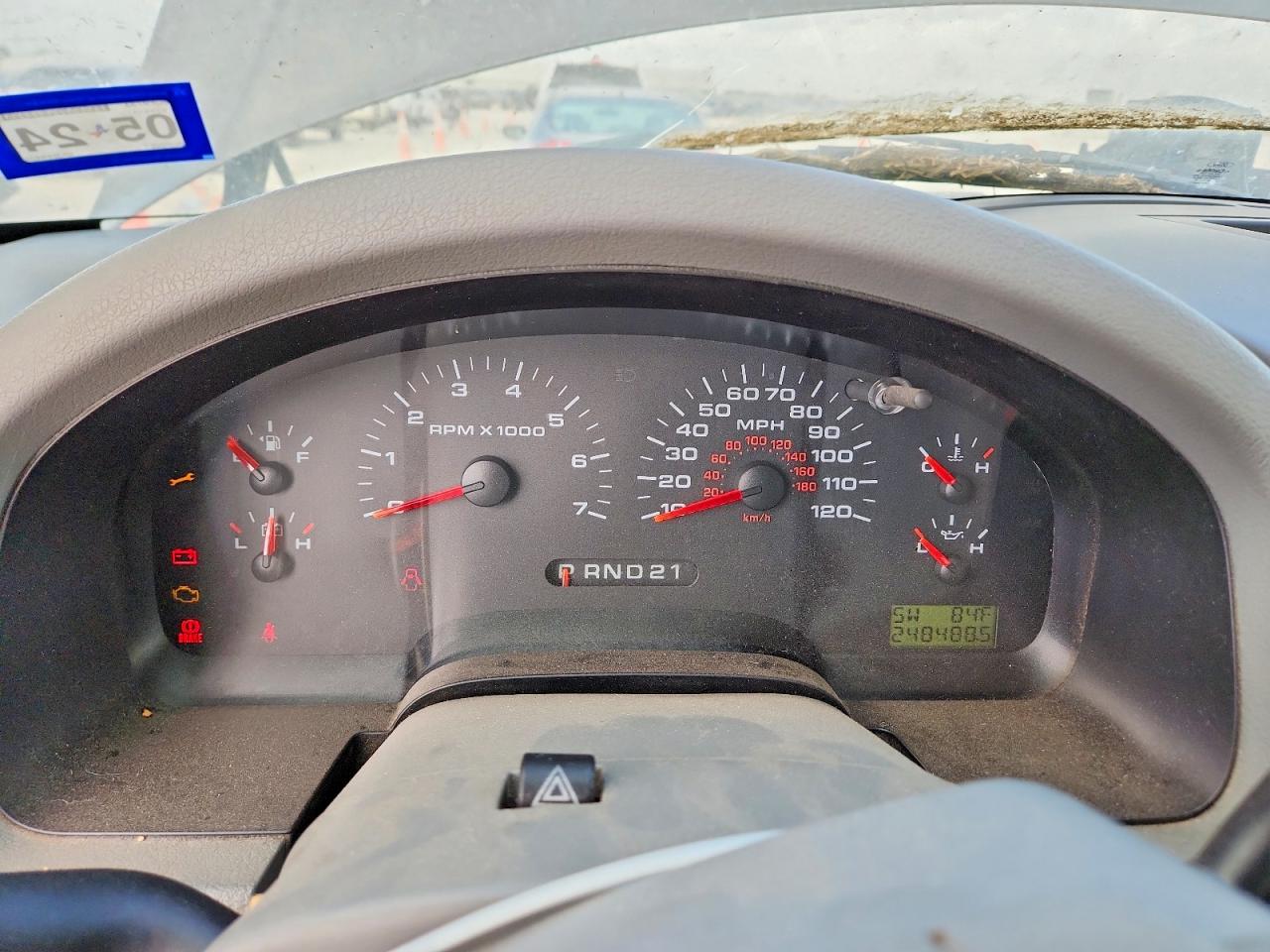 2006 Ford F-150 Lightning VIN 1FTRW12W16KB44456 COPART salvage auction — Front End, TX - CERTIFICATE OF TITLE, sold $375 on 2026-07-02 (photo 9)
