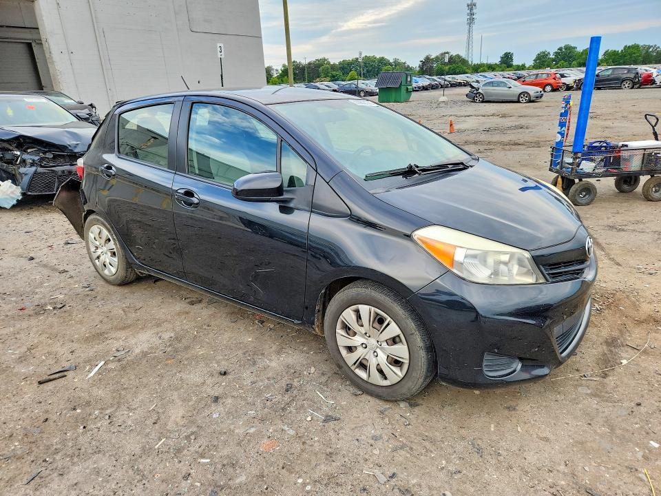 2012 Toyota Yaris VIN JTDKTUD31CD509121 COPART salvage auction — REAR END, Va - Cert Of Title - Salvage, sold $1,150 on 2026-07-08 (photo 4)