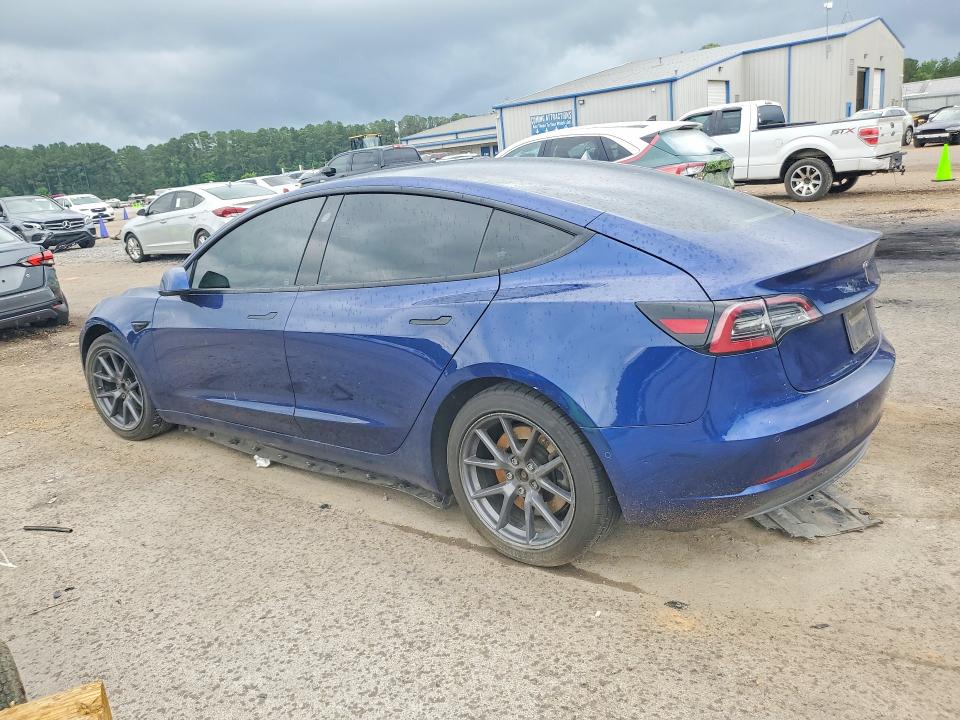 2021 Tesla VIN 5YJ3E1EB5MF948156 COPART salvage auction — NORMAL WEAR, Ga - Certificate Of Title, sold $7,600 on 2026-07-10 (photo 2)