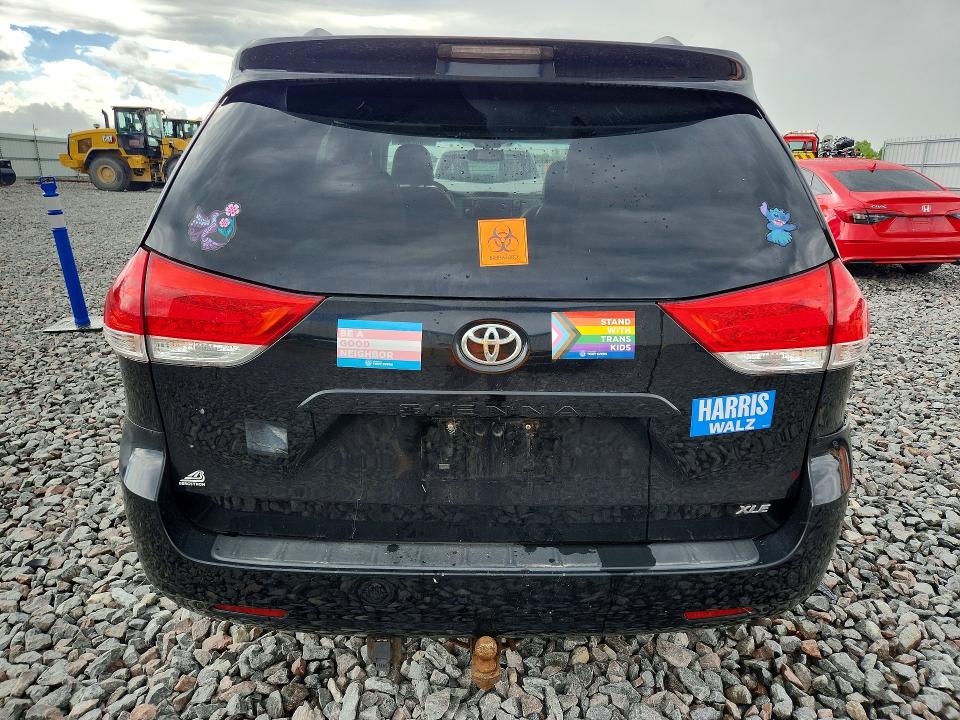 2012 Toyota Sienna VIN 5TDYK3DC5CS273732 COPART salvage auction — WATER/FLOOD, Wi - Certificate Of Title, sold $800 on 2026-07-13 (photo 6)