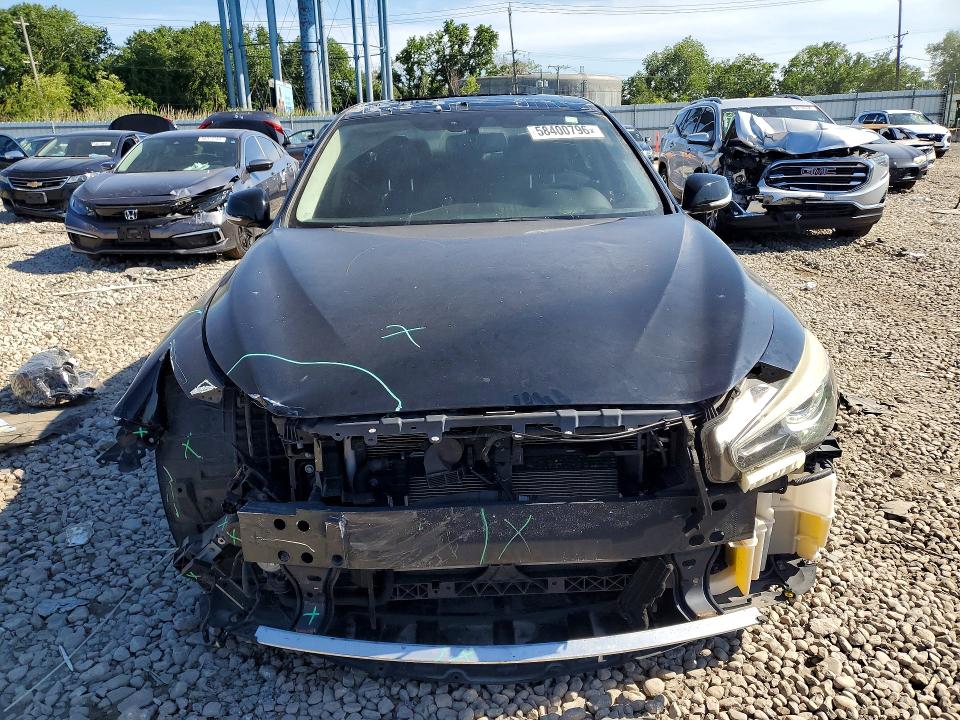 2018 Infiniti VIN JN1EV7AP2JM357012 COPART salvage auction — FRONT END, IL - SALVAGE CERTIFICATE, sold $2,750 on 2026-07-24 (photo 5)