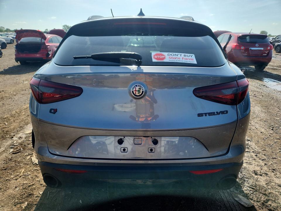 2020 Alfa romeo Stelvio VIN ZASPAKAN8L7C91447 COPART salvage auction — REAR END, Il - Salvage Certificate, sold $3,950 on 2026-07-30 (photo 6)