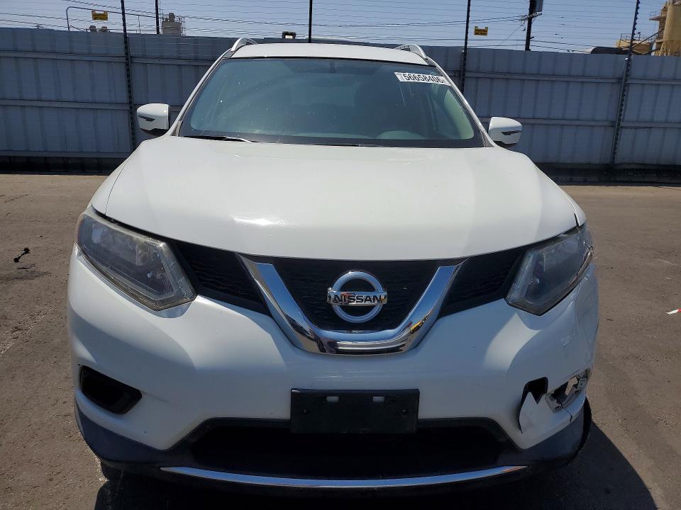 2016 Nissan Rogue VIN KNMAT2MT3GP635209 COPART salvage auction — SIDE, Ca - Salvage Certificate, sold $2,150 on 2026-07-08 (photo 5)