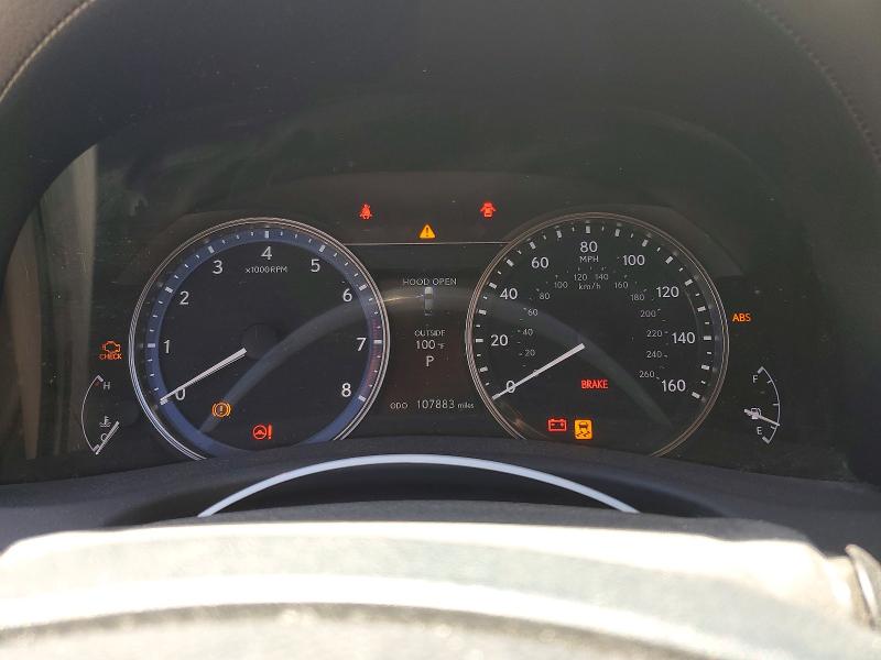 2014 Lexus Gs VIN JTHBE1BL0E5041275 COPART salvage auction — VANDALISM, Ca - Salvage Certificate, sold $5,300 on 2026-07-14 (photo 9)
