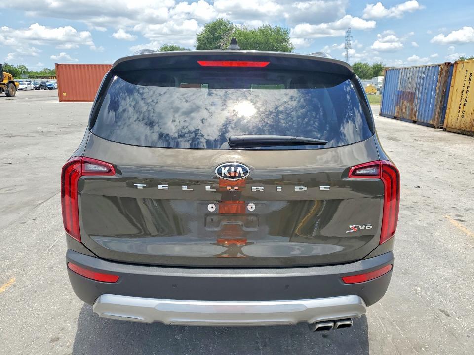2020 Kia Telluride VIN 5XYP64HC3LG089208 COPART salvage auction — FRONT END, Fl - Cert Of Title Slvg Rebuildable, sold $8,900 on 2026-08-27 (photo 6)