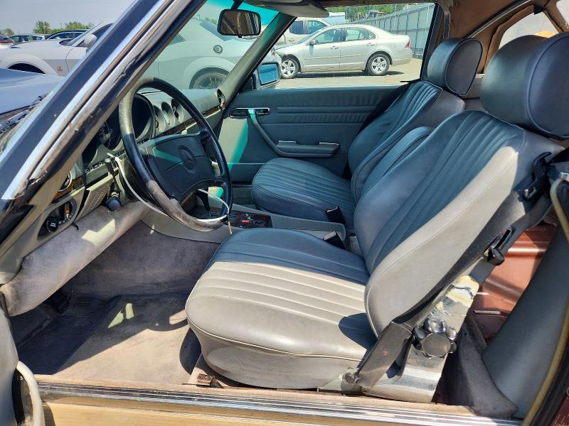 1987 Mercedes-benz 560 VIN WDBBA48D5HA056217 COPART salvage auction — FRONT END, Pa - Certificate Of Salvage, sold $2,200 on 2026-07-07 (photo 7)