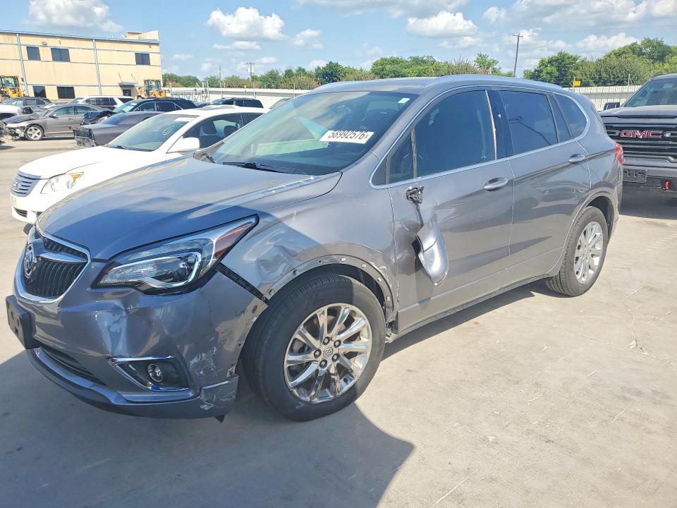2019 Buick Envision VIN LRBFXCSA0KD000491 COPART salvage auction — FRONT END, Tx - Salvage Vehicle Title, sold $5,500 on 2026-07-16 (photo 1)