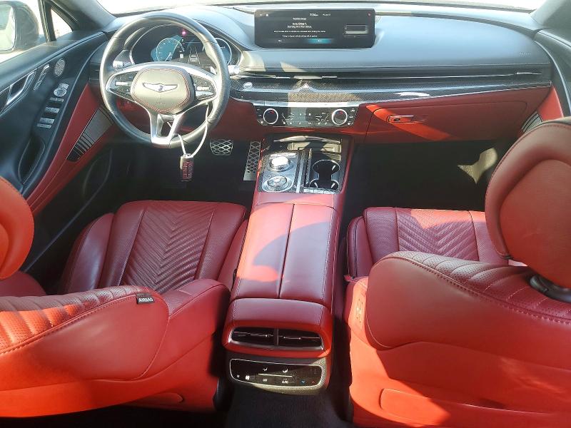 2023 Genesis G80 VIN KMTGB4SD0PU185283 COPART salvage auction — MINOR DENT/SCRATCHES, Mi - Certificate Of Title, sold $34,000 on 2026-07-06 (photo 8)