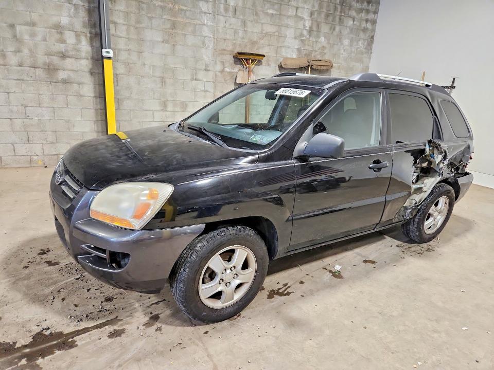 2005 Kia Sportage VIN KNDJF724357115685 COPART salvage auction — SIDE, Pa - Certificate Of Salvage, sold $775 on 2026-07-08 (photo 1)