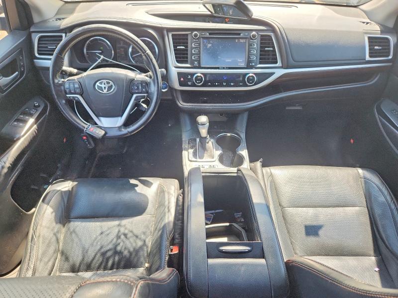2015 Toyota Highlander VIN 5TDDCRFHXFS008560 COPART salvage auction — ROOF, Il - Salvage Certificate, sold $5,700 on 2026-07-28 (photo 8)