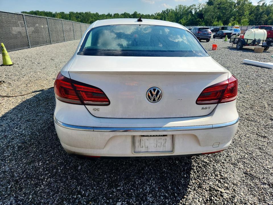 2014 Volkswagen Passat cc VIN WVWBP7AN3EE518931 COPART salvage auction — SIDE, Nc - Salvage Certificate Of Title, sold $350 on 2026-08-05 (photo 6)