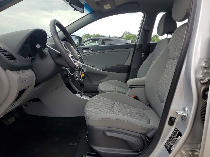 2013 Hyundai Accent VIN KMHCU4AE3DU444289 COPART salvage auction — FRONT END, Il - Salvage Certificate, sold $250 on 2026-07-29 (photo 7)