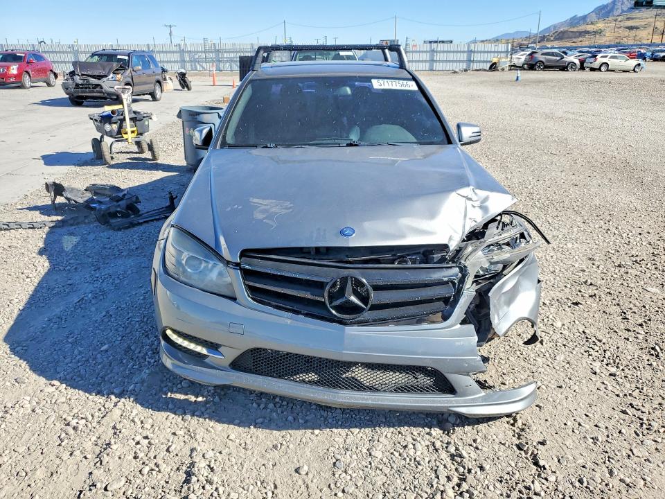 2011 Mercedes-benz C class VIN WDDGF8BB4BR140776 COPART salvage auction — FRONT END, Ut - Salvage Certificate, sold $150 on 2026-07-20 (photo 5)