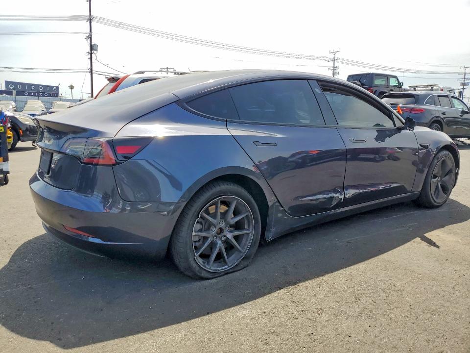 2022 Tesla Model 3 VIN 5YJ3E1EA5NF286149 COPART salvage auction — SIDE, Ca - Salvage Certificate, sold $6,000 on 2026-07-15 (photo 3)