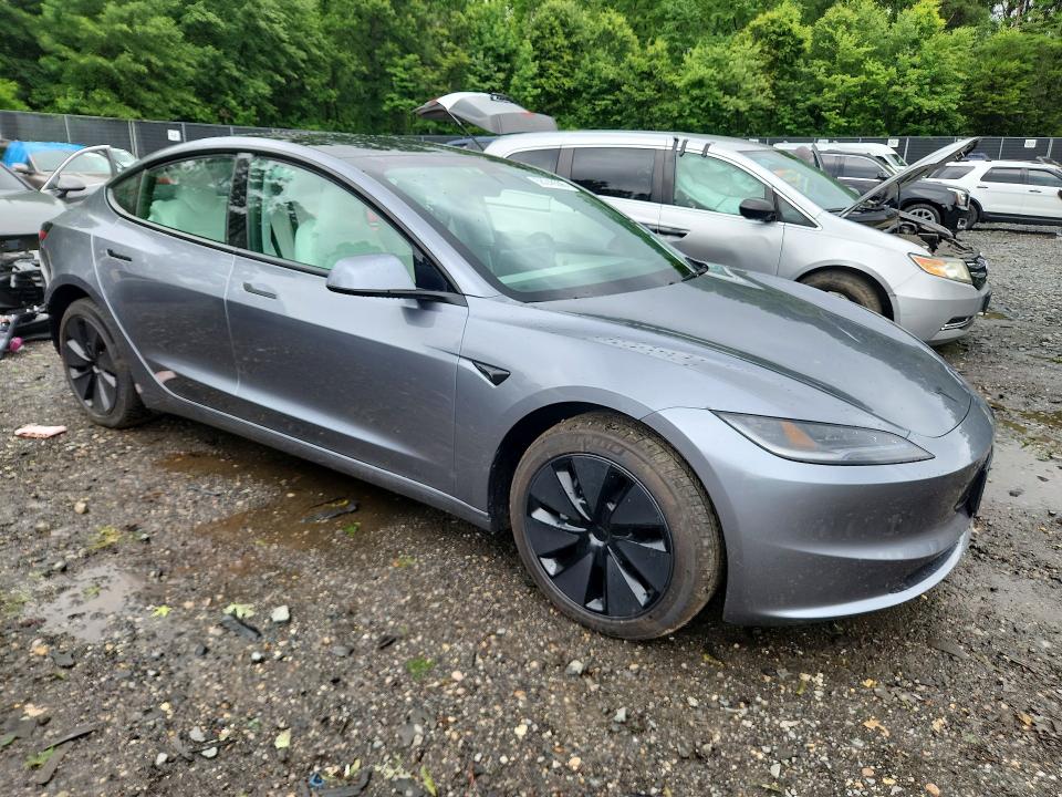 2026 Tesla VIN 5YJ3E1EB3TF177775 COPART salvage auction — SIDE, Md - Cert Of Salvage < 75% Damage, sold $13,200 on 2026-07-28 (photo 4)