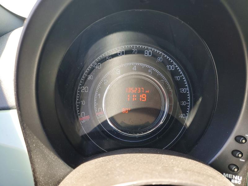 2012 Fiat VIN 3C3CFFBR1CT211584 COPART salvage auction — FRONT END, Ca - Salvage Certificate, sold $350 on 2026-07-02 (photo 9)
