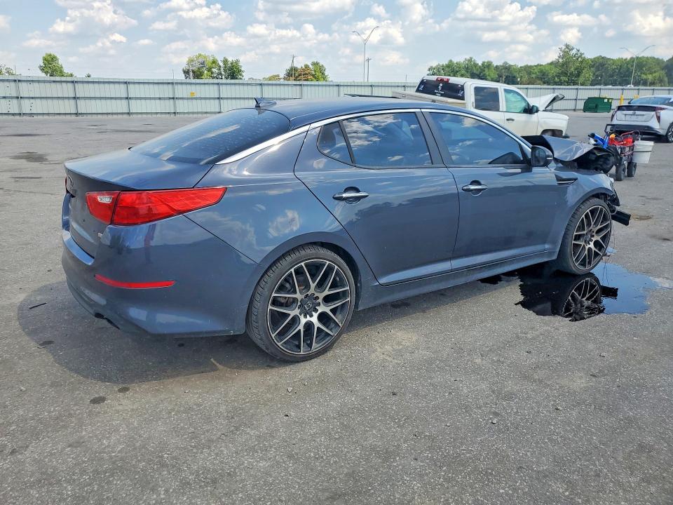 2015 Kia Optima VIN KNAGM4A74F5579623 COPART salvage auction — FRONT END, Nc - Salvage Certificate Of Title, sold $250 on 2026-07-28 (photo 3)