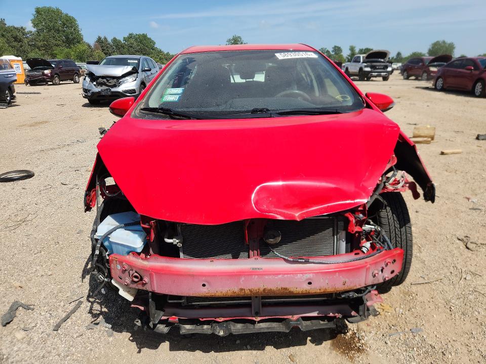 2015 Toyota Prius VIN JTDKDTB32F1581543 COPART salvage auction — FRONT END, Il - Salvage Certificate, sold $300 on 2026-07-28 (photo 5)