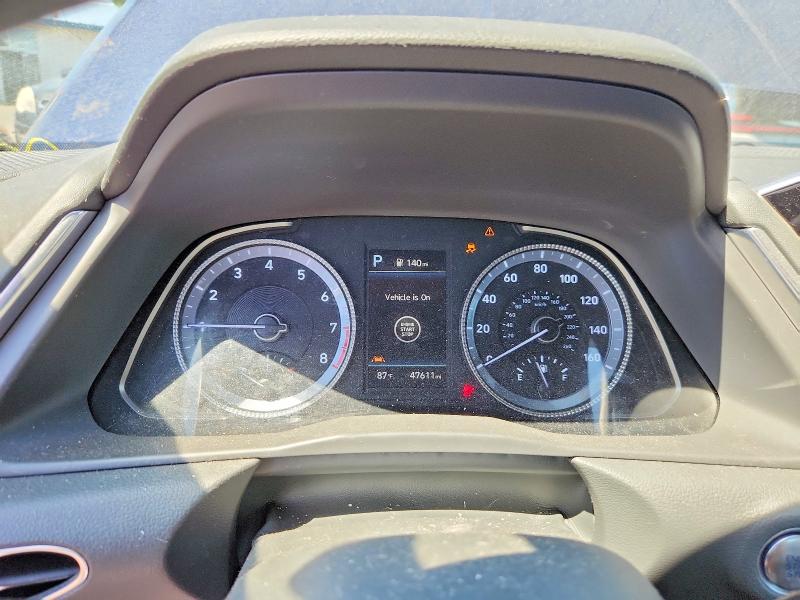 2021 Hyundai Sonata VIN 5NPEL4JA1MH099030 COPART salvage auction — FRONT END, Ma - Cert Of Title-Salvage, sold $3,300 on 2026-07-09 (photo 9)