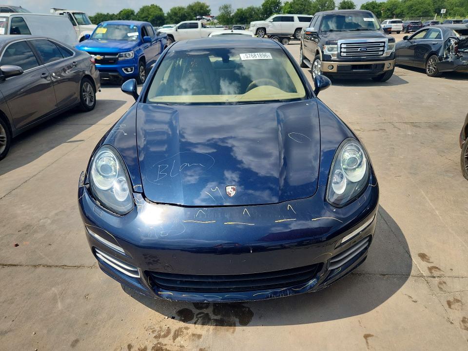 2014 Porsche Panamera VIN WP0AA2A70EL005200 COPART salvage auction — FRONT END, Tx - Cert Of Title-Rebuilt Salvage, sold $3,600 on 2026-07-27 (photo 5)