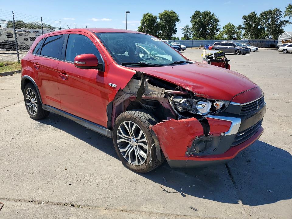 2016 Mitsubishi VIN JA4AP3AU8GZ053158 COPART salvage auction — FRONT END, Ca - Salvage Certificate, sold $1,250 on 2026-07-06 (photo 4)