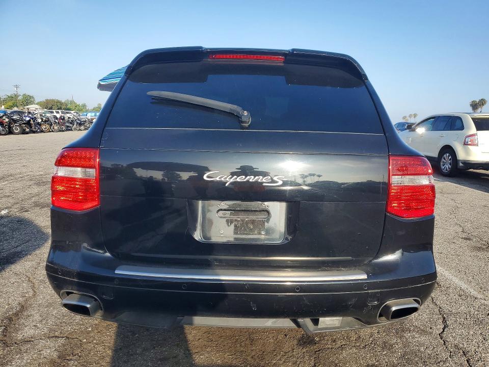 2009 Porsche Cayenne VIN WP1AB29P19LA42472 COPART salvage auction — MINOR DENT/SCRATCHES, CA - DIS/DLR/EXP ONLY CLEAN TITLE, sold $1,250 on 2026-08-07 (photo 6)