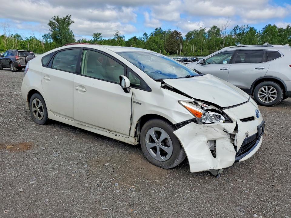2012 Toyota Prius VIN JTDKN3DU7C1551520 COPART salvage auction — FRONT END, Ny - Mv-907A Salvage Certificate, sold $2,100 on 2026-07-27 (photo 4)