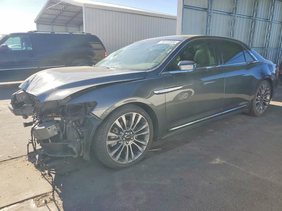 2017 Lincoln Continental VIN 1LN6L9NC8H5614653 COPART salvage auction — FRONT END, Ca - Salvage Certificate, sold $1,100 on 2026-07-09 (photo 1)