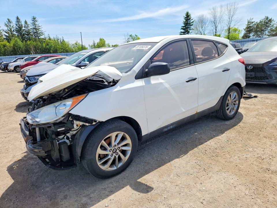 2013 Hyundai VIN KM8JTCAC0DU715392 COPART salvage auction — FRONT END, On - Permit Salvage, sold $550 on 2026-07-28 (photo 1)