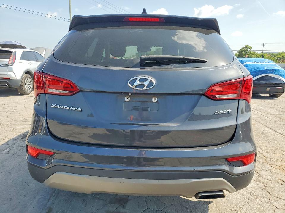 2018 Hyundai Santa fe VIN 5XYZU3LB9JG520767 COPART salvage auction — FRONT END, Tn - Salvage Certificate, sold $4,000 on 2026-07-08 (photo 6)
