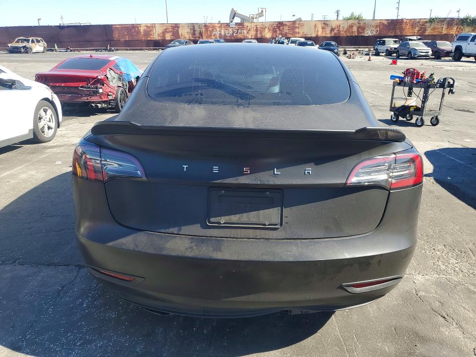 2022 Tesla VIN 5YJ3E1EA9NF294206 COPART salvage auction — FRONT END, Ca - Salvage Certificate, sold $6,300 on 2026-07-15 (photo 6)