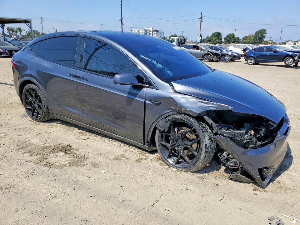 2020 Tesla Model x VIN 5YJXCDE26LF236262 COPART salvage auction — FRONT END, Ca - Salvage Certificate, sold $7,600 on 2026-07-16 (photo 4)