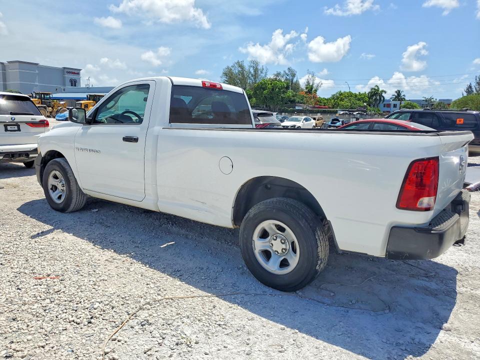 2012 Dodge Ram 1500 VIN 3C6JD6DP4CG226696 COPART salvage auction — MINOR DENT/SCRATCHES, Ga - Certificate Of Title, sold $1,450 on 2026-07-22 (photo 2)