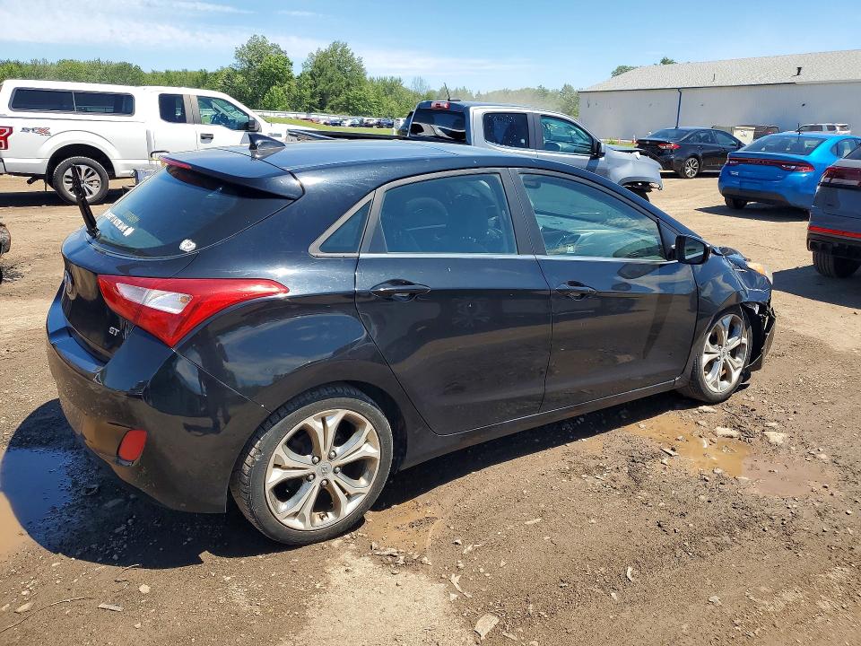 2013 Hyundai Elantra VIN KMHD35LE5DU041604 COPART salvage auction — FRONT END, Oh - Cert Of Title-Salvage, sold $775 on 2026-07-09 (photo 3)
