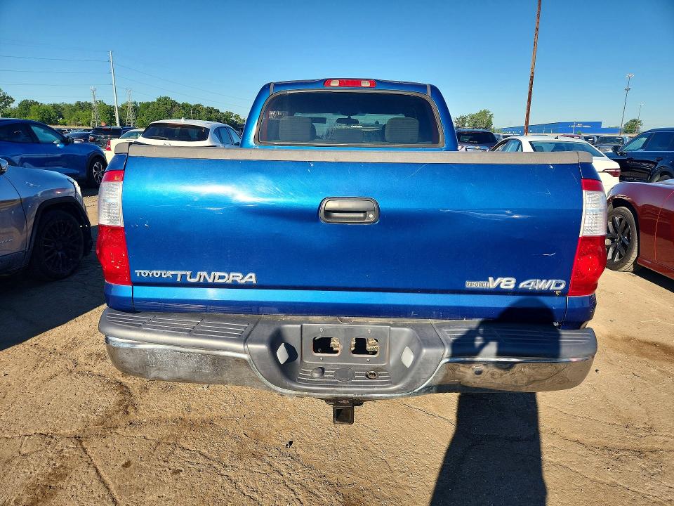 2005 Toyota Tundra VIN 5TBDT44145S482830 COPART salvage auction — MINOR DENT/SCRATCHES, Mi - Certificate Of Title, sold $575 on 2026-07-31 (photo 6)