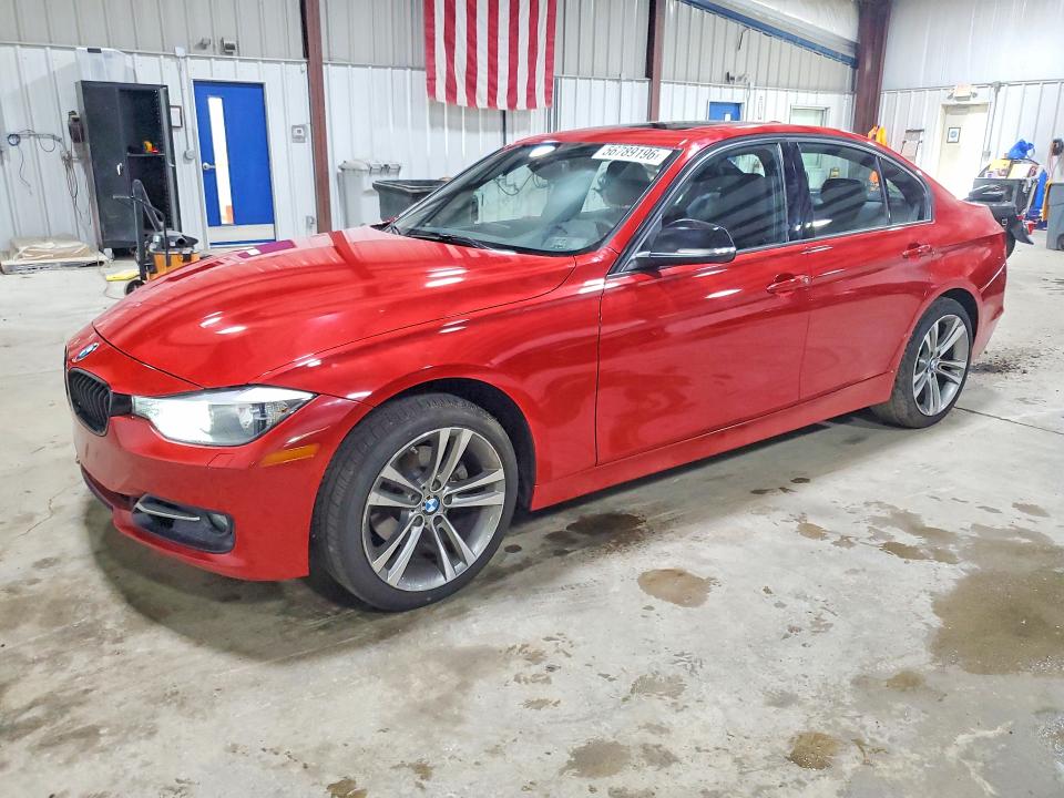 2014 BMW 3er VIN WBA3B3C58EF545252 COPART salvage auction — FRONT END, Pa - Certificate Of Salvage, sold $4,350 on 2026-07-15 (photo 1)