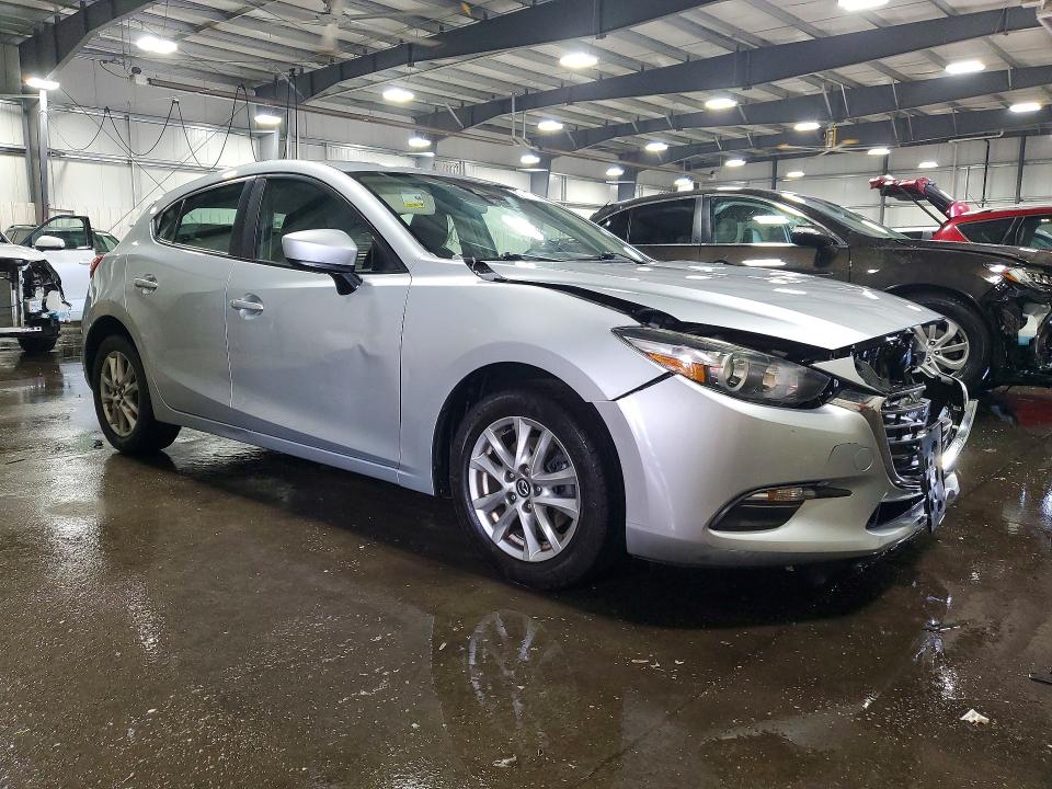 2018 Mazda 3 VIN 3MZBN1K7XJM208344 COPART salvage auction — FRONT END, Mn - Cert Of Title-Prior Salvage, sold $1,950 on 2026-07-09 (photo 4)