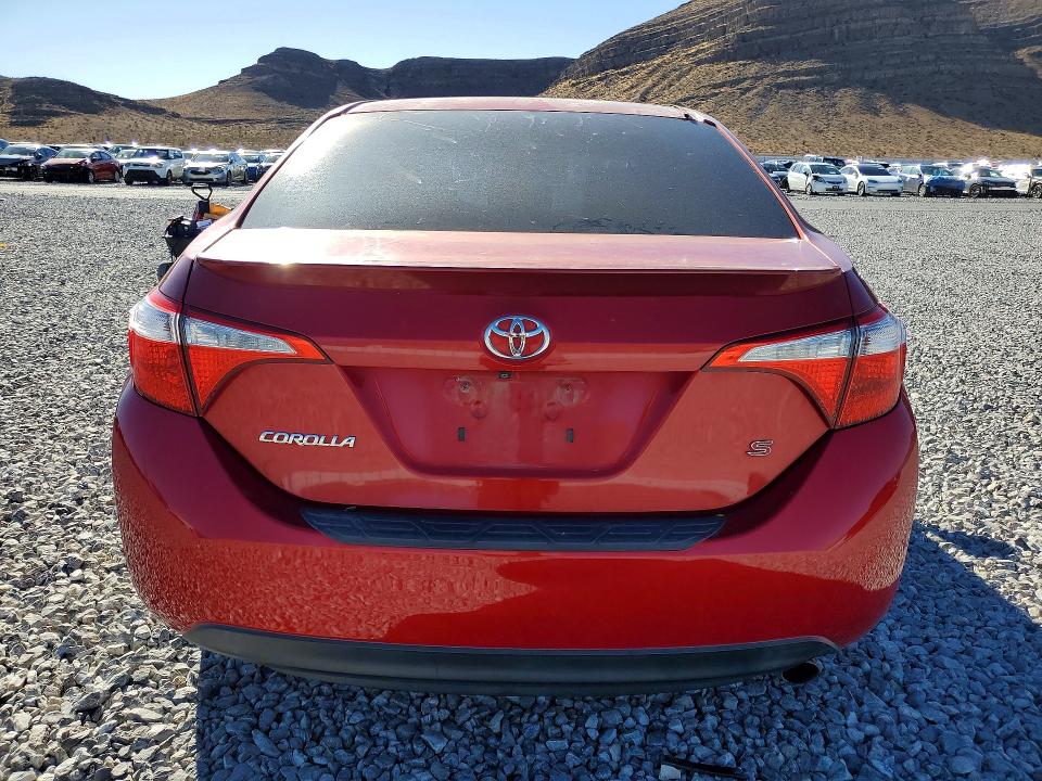 2014 Toyota Corolla VIN 5YFBURHEXEP121777 COPART salvage auction — FRONT END, Nv - Salvage Title, sold $2,450 on 2026-07-22 (photo 6)