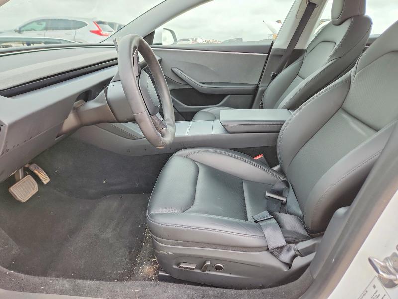 2025 Tesla Model 3 VIN 5YJ3E1EA4SF984165 COPART salvage auction — FRONT END, Tx - Salvage Vehicle Title, sold $70 on 2026-07-30 (photo 7)