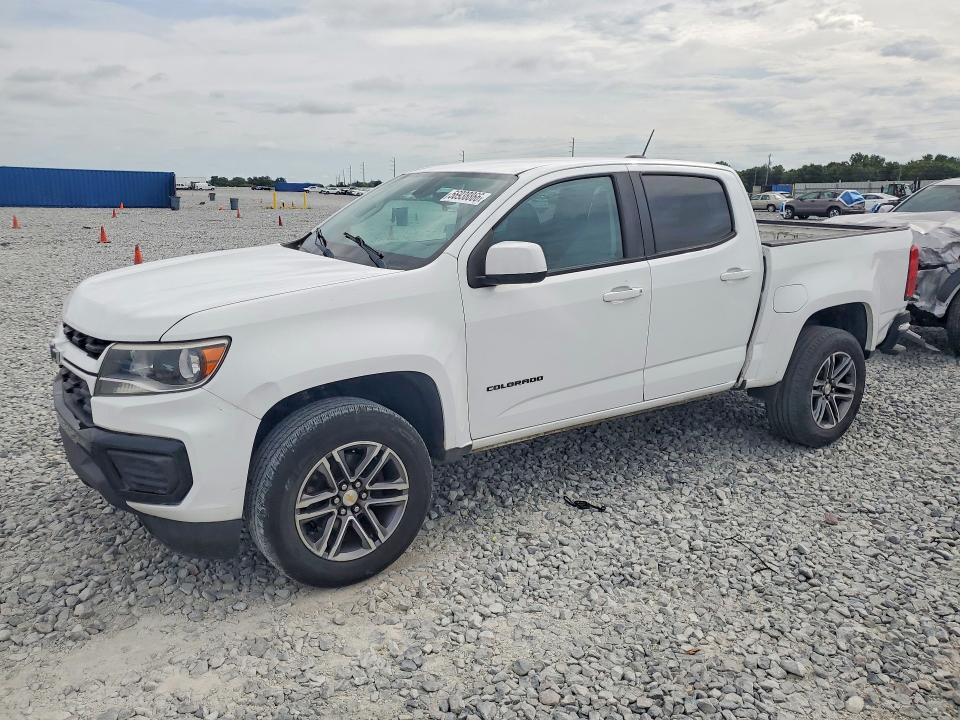 2021 Chevrolet Colorado VIN 1GCGSBENXM1213420 COPART salvage auction — REAR END, Fl - Certificate Of Destruction, sold $6,900 on 2026-07-09 (photo 1)